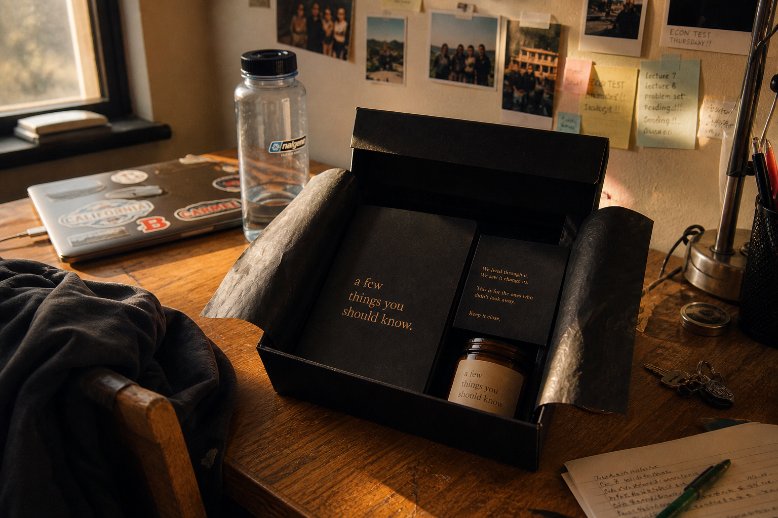 The Era kit — book, guide, and sleeve.